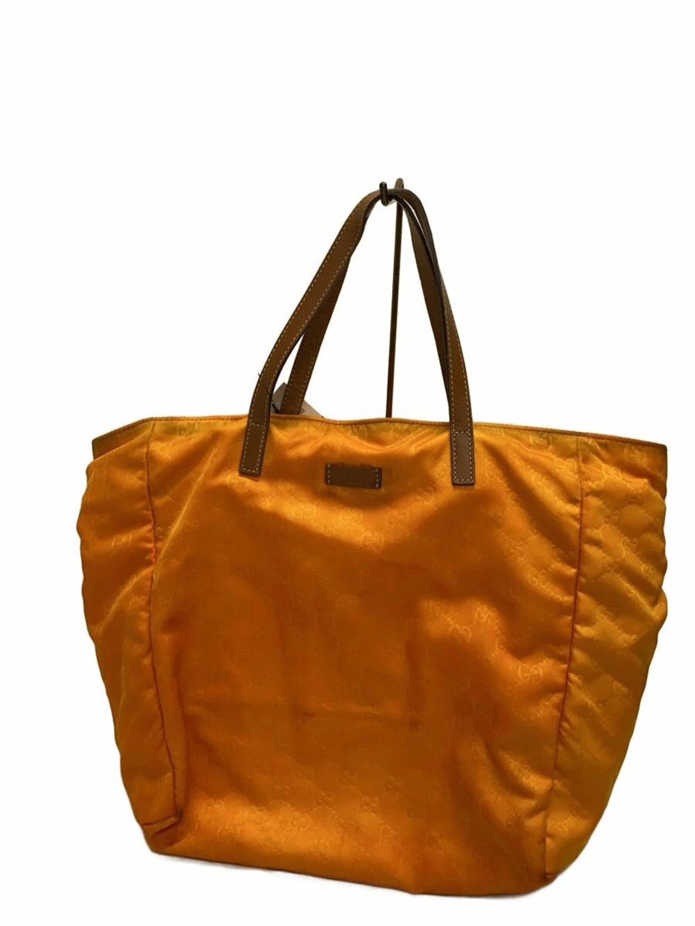 Gucci Tote Bag Denim Orange All over